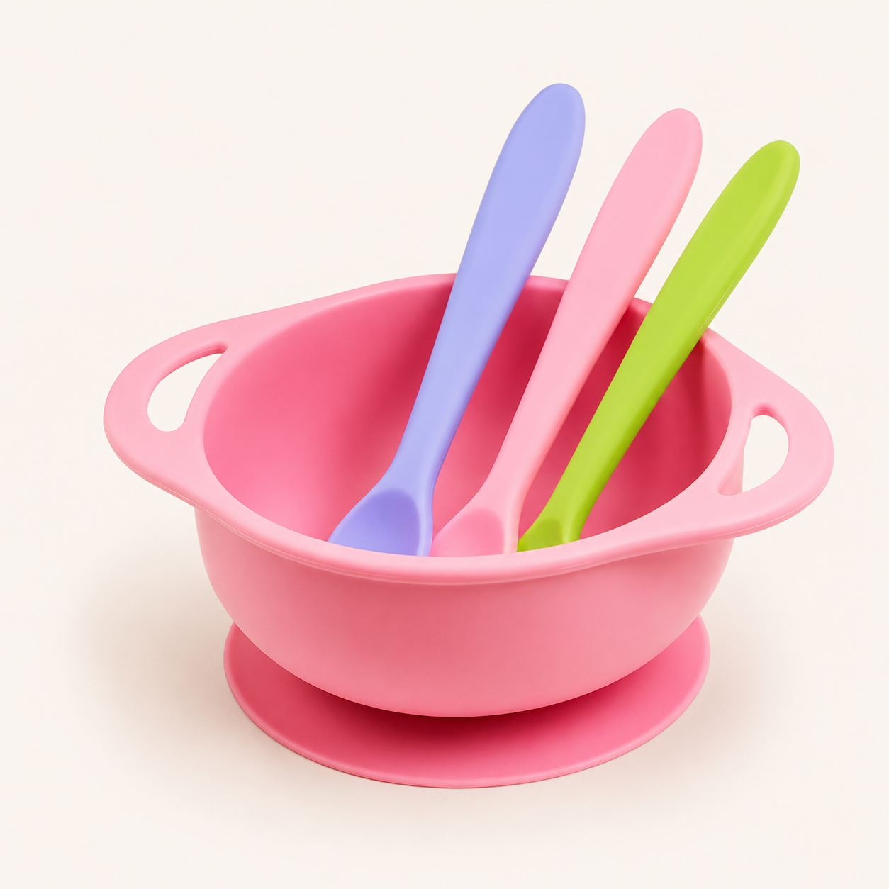 Silicone Bowls & spoon